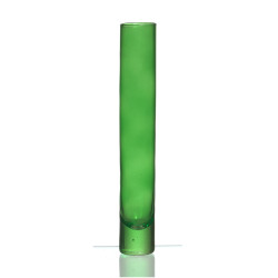 Waza szklana Cylinder Uno, zielona, d26cm